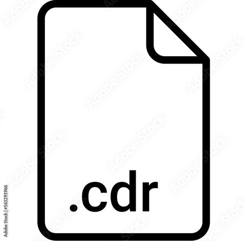 CDR extension file type icon