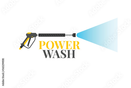 pressure washing logo. pressure washing service logo.