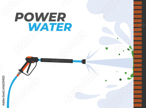 pressure washing logo. pressure washing service logo.