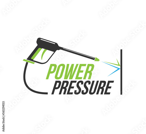 pressure washing logo. pressure washing service logo.
