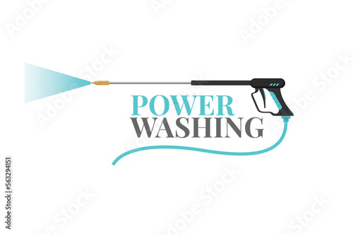 pressure washing logo. pressure washing service logo.