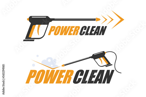 pressure washing logo. pressure washing service logo.