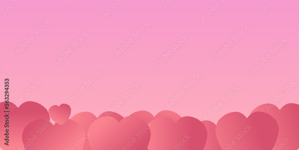 Valentine's day design. Creative illustration  Romantic background, space for text. Love concept for happy mother's day, valentine's day, birthday, women's day, etc