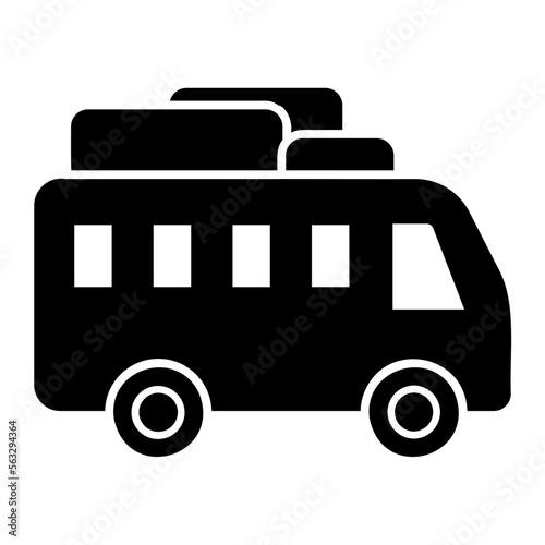 bus traveling icon