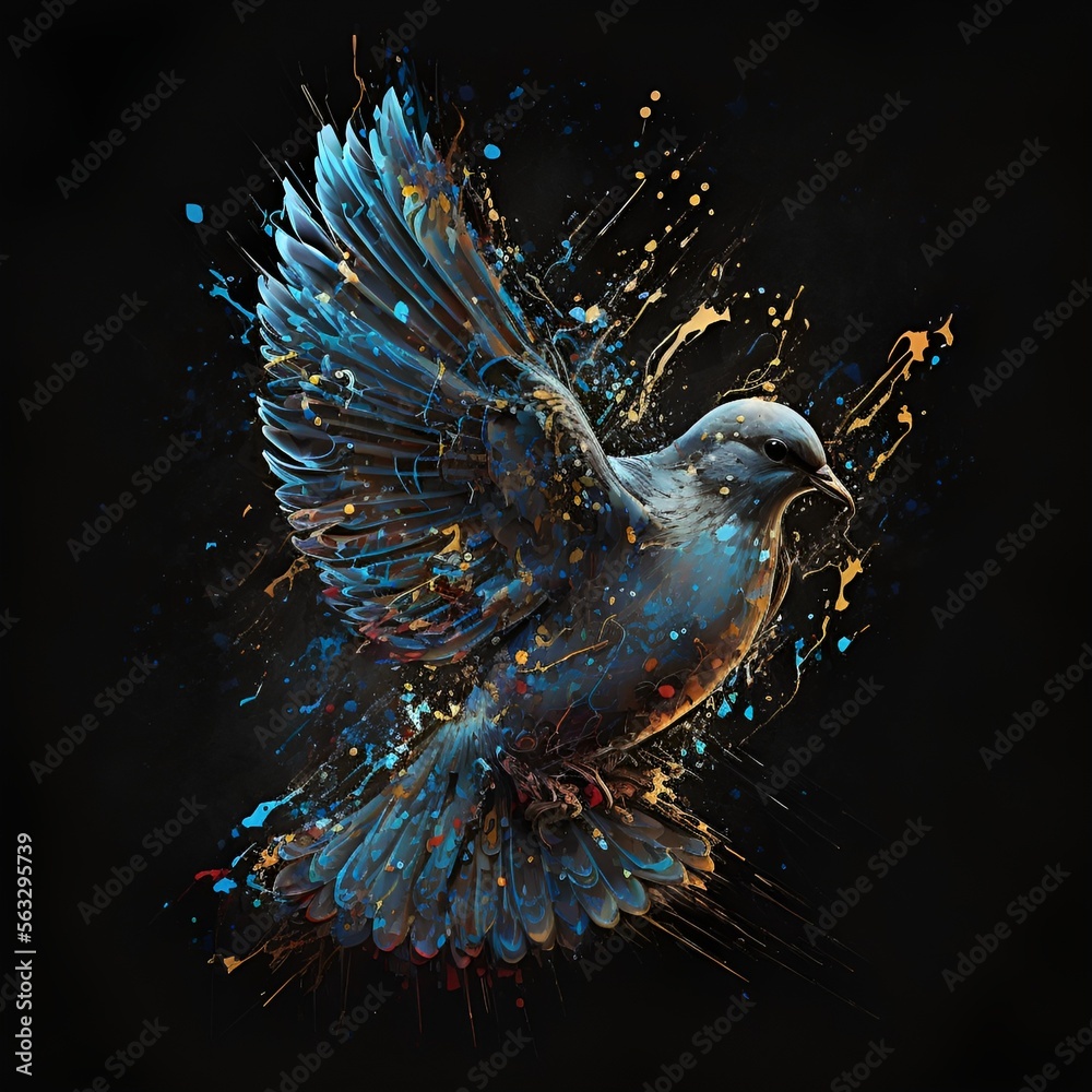 Naklejka premium dove of peace