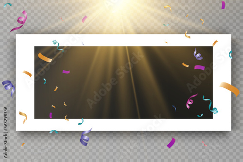 
Photo frame template for illustration or design.Photo of memories.
