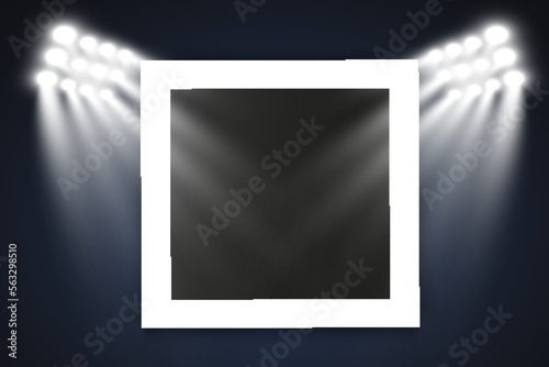 
Photo frame template for illustration or design.Photo of memories.
