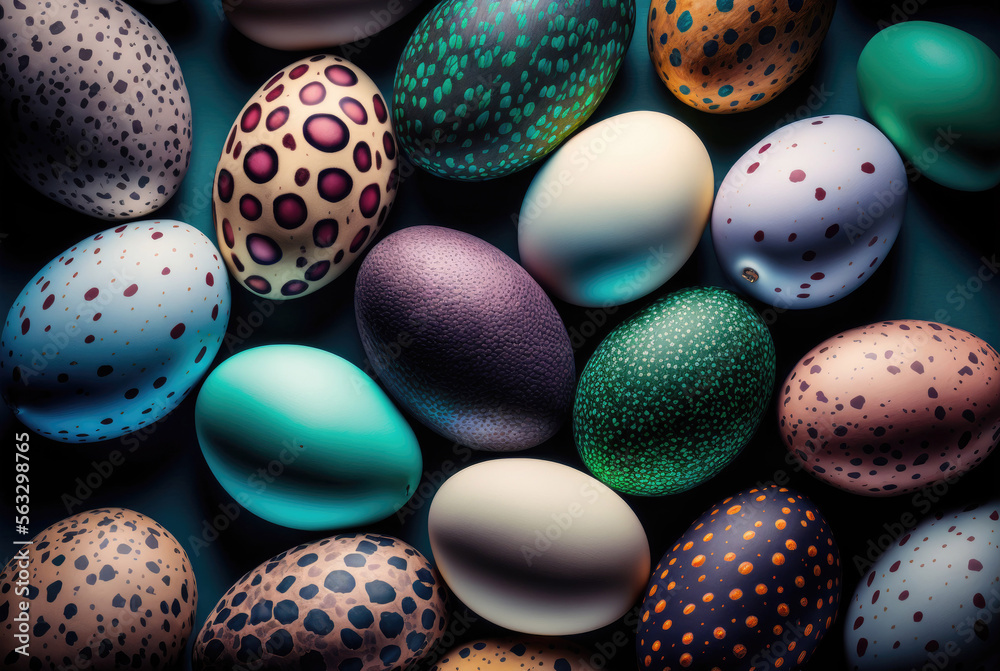 Easter eggs. Generative AI
