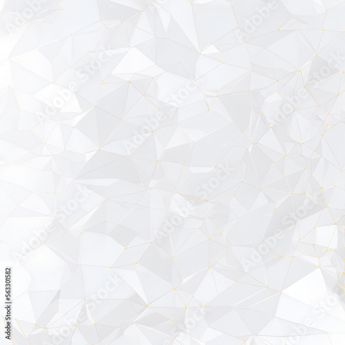Gold geometrical elements background.  Generative AI © Sylvie Bird