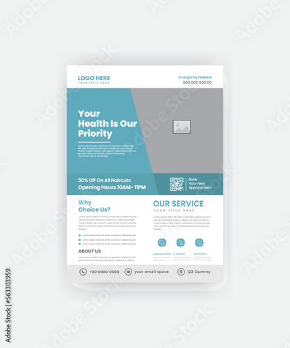 Medical Healthcare Flyer Design Template