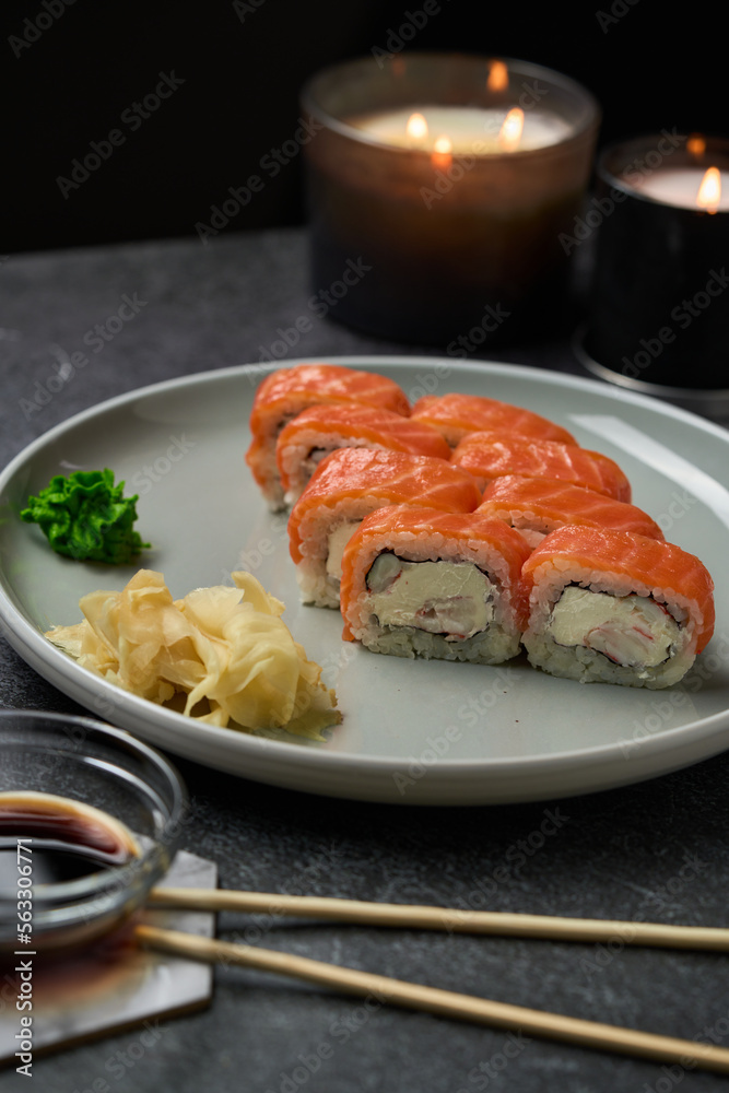 sushi rolls dinner japanese cuisine sushi rolls dinner japanese cuisine