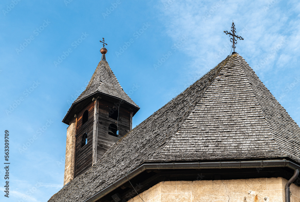 Saint Valentine church , Vasio (Borgo d'Anaunia,), Trentino Alto Adige, northern Italy: the church probably dates back to the 15th century Saint Valentine church , Vasio (Borgo d'Anaunia,), Trentino Alto Adige, northern Italy: the church probably dates back to the 15th century