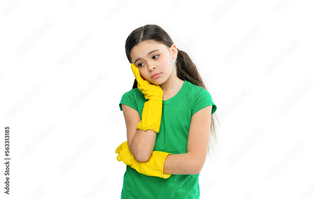 upset girl cleaner do housework on background. photo of girl cleaner do housework upset girl cleaner do housework on background. photo of girl cleaner do housework