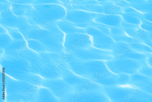 Pure blue water background, close up.