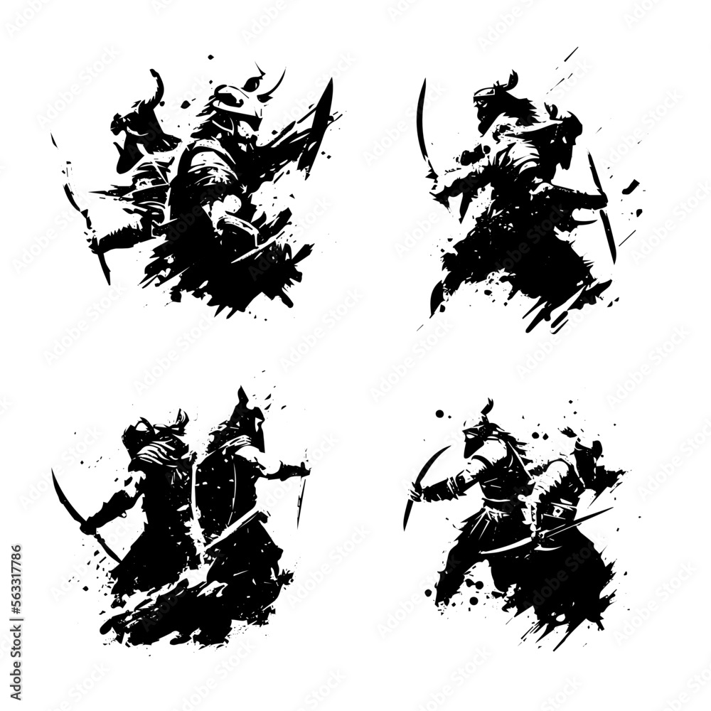 Obraz premium vichinghi che combattono