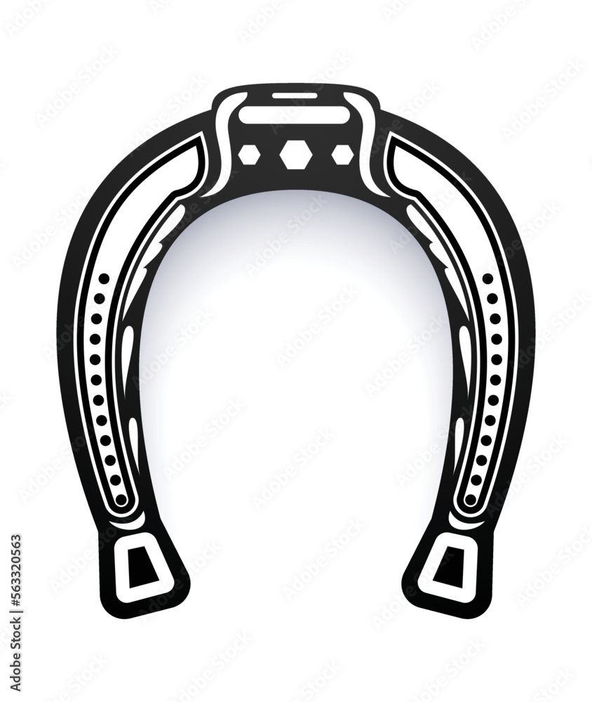 horseshoe lucky symbol. vector horseshoe lucky symbol. vector