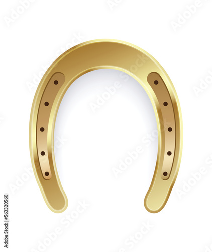 horseshoe lucky symbol. vector