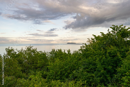 Panorama dell isola di Hjelm  Danimarca