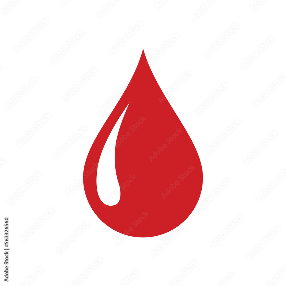 Blood drop icon, vector illustration ,symbol for web flat design Blood drop icon, vector illustration ,symbol for web flat design