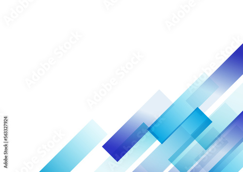 Blue Shape Vector White Background. Light Concept