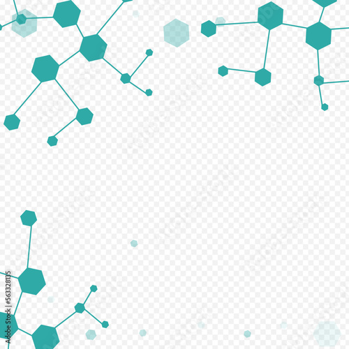 Microbiology Hexagon Vector Transparent