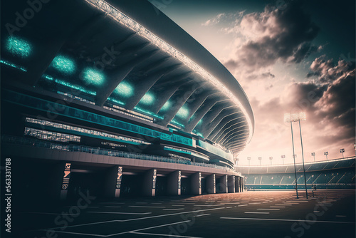 Façade of a stadium © DarkKnight