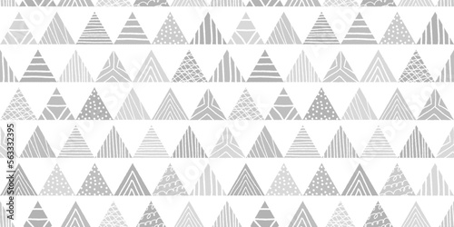 Triangle illustration background. Seamless pattern.Vector.                                             