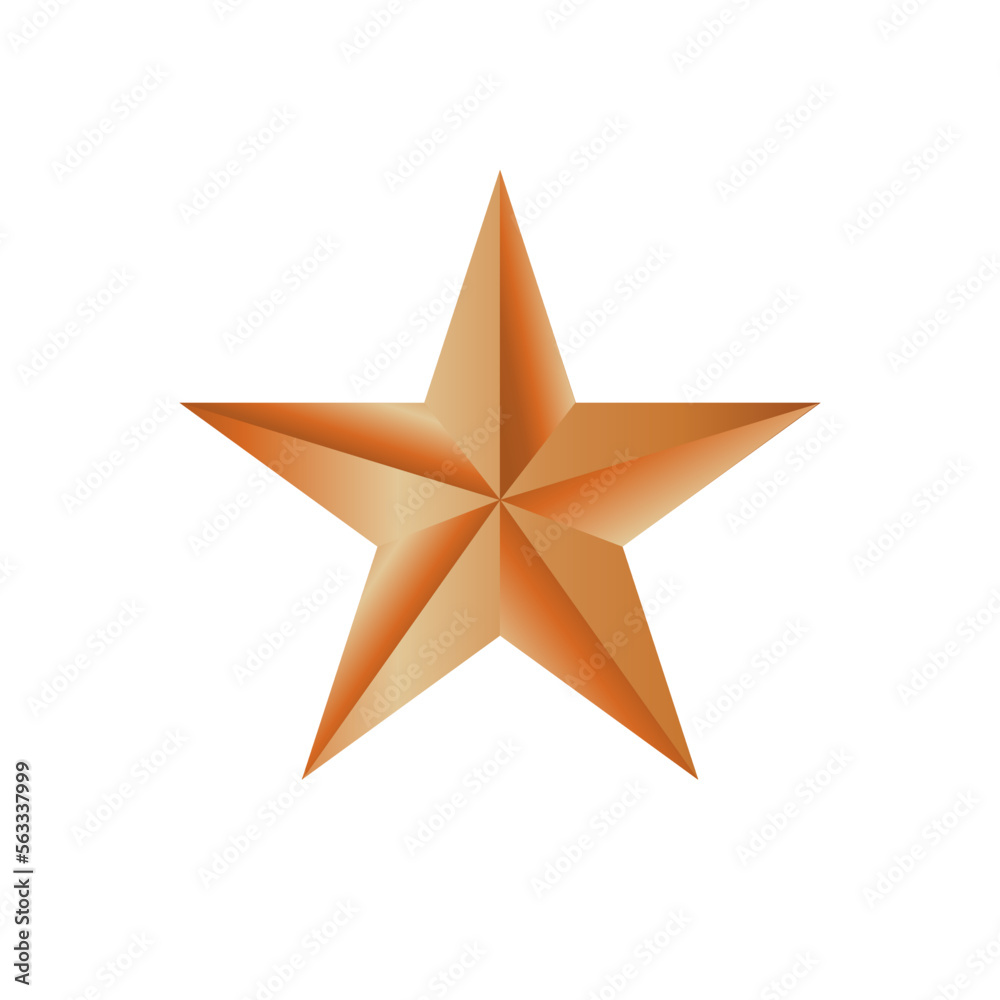 cooper star , bronze star - icon cooper star , bronze star - icon