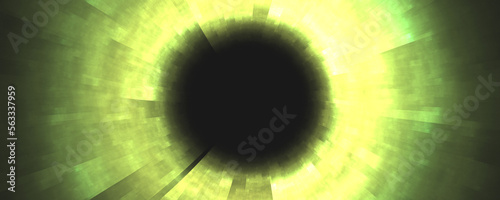 backdrop of mossy circle tunnel vortex
