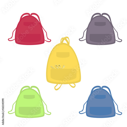 set of backpack