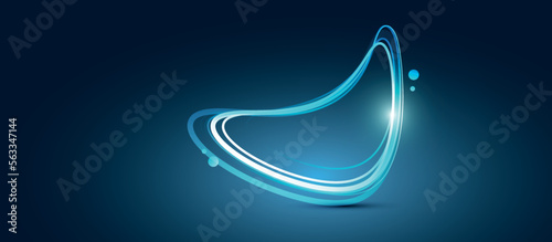 forma, astratta, movimento di luce, 