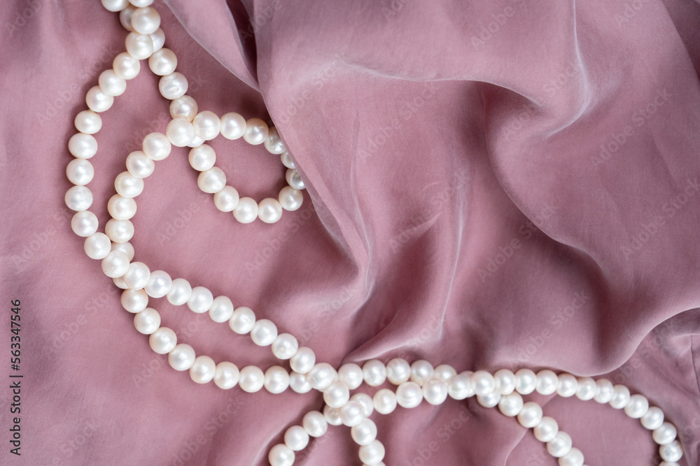 Fototapeta premium Gray silk styled stock scene