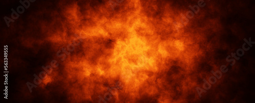 Illustrated dark red fire flames copy space background.