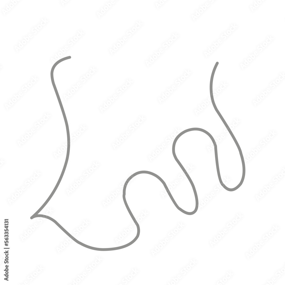 Irregular Organic Line Irregular Organic Line