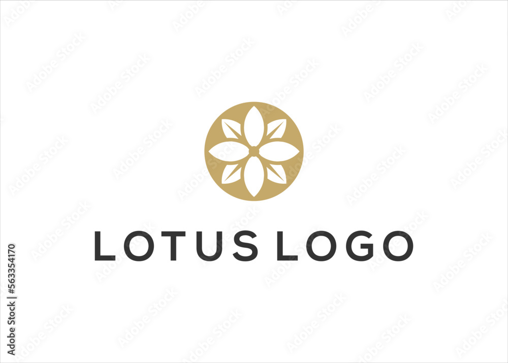 Lotus flower logo design template Lotus flower logo design template