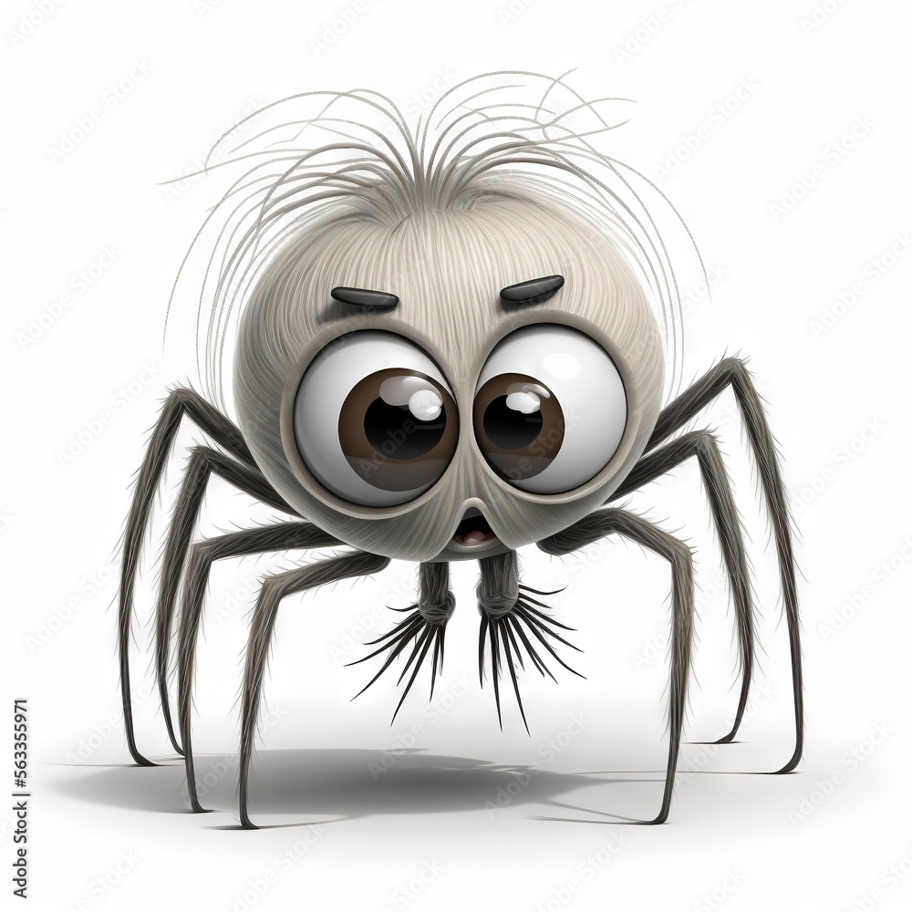 Scary Spider Cartoon