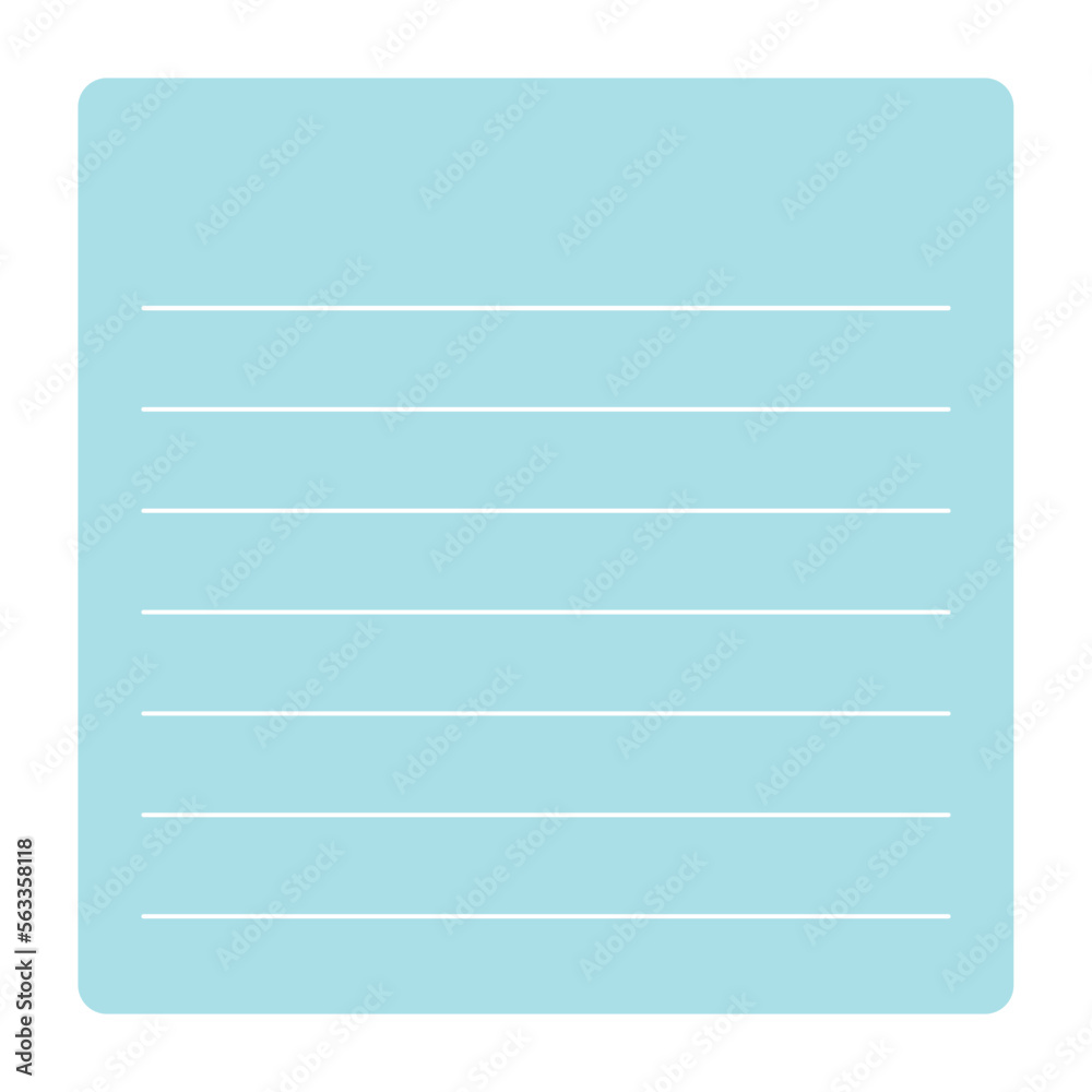 Note paper. Note paper.