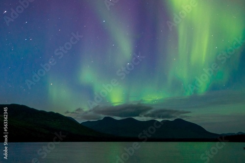 Aurora near Haines Junction