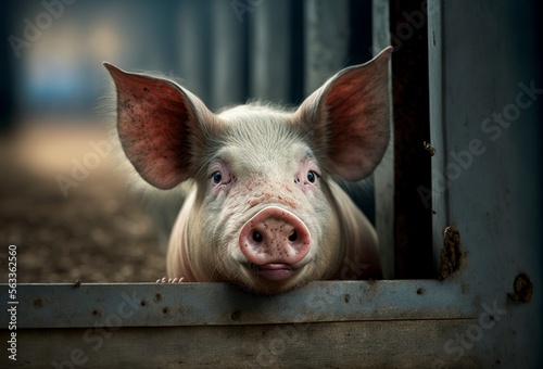 illustration of a healthy pig, image by AI © Jorge Ferreiro