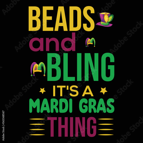 Mardi Gras day t-shirt design