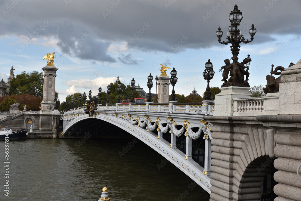 Pont Alexandre III à Paris. France
