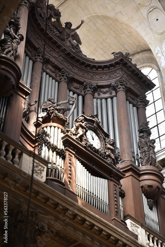 Photography Grand orgue de l'église Saint-Sulpice à Paris. France