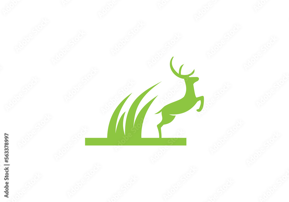 Fototapeta premium this is a deer logo design for your business