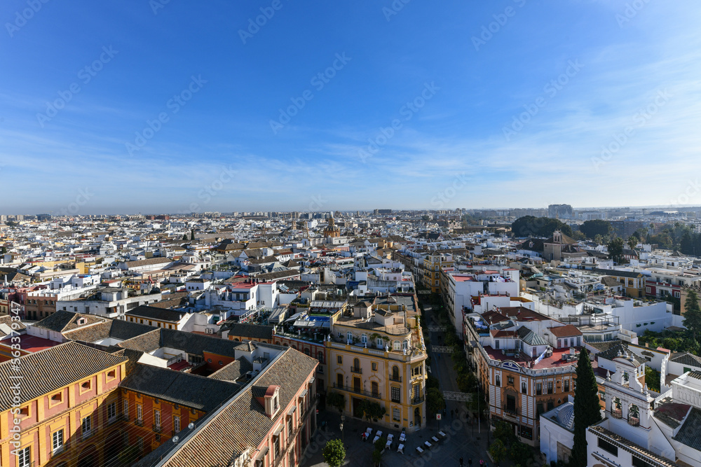 Seville City Skyline - Spain