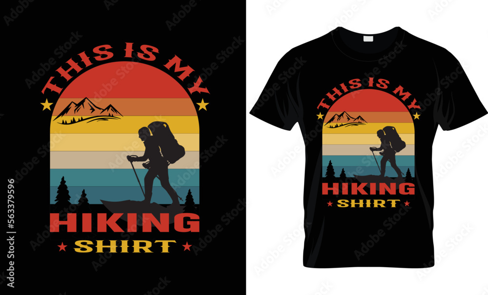I will do awesome hiking t shirt design I will do awesome hiking t shirt design