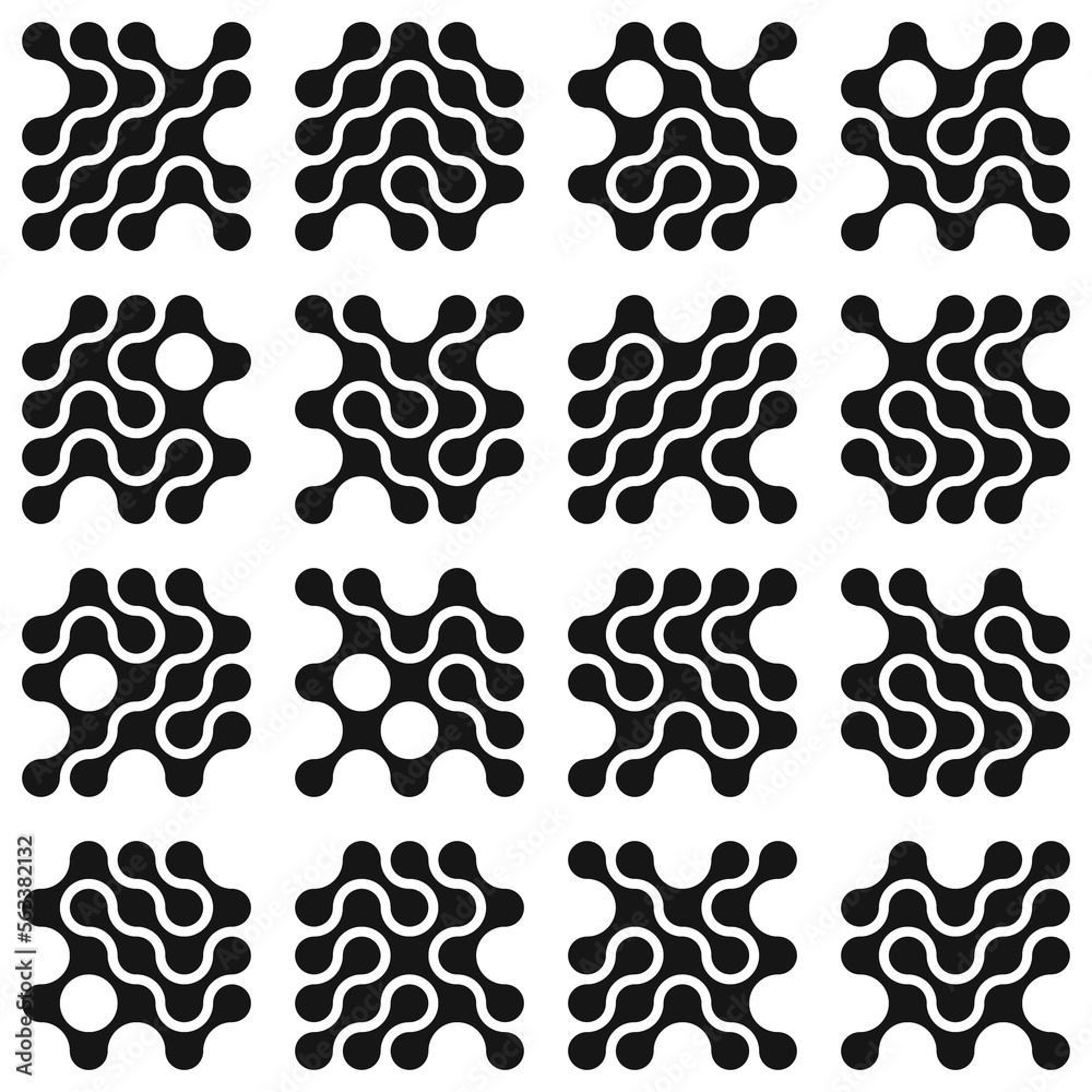 Fototapeta premium Asemic Glyph writing hieroglyph imitation abstract illustration