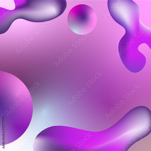 Vector volumes are purple. In space. Wallpaper and background for presentations, advertising. For printing on paper, use in digital format.