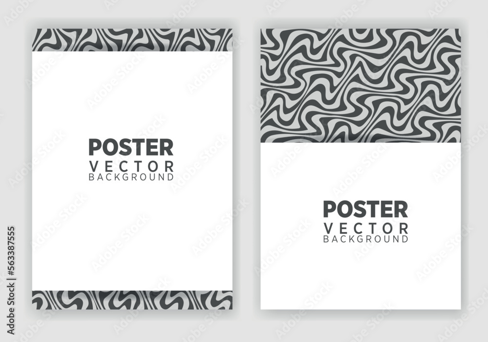 Vector abstract graphic design Poster . Vector vertical poster template, abstract design.