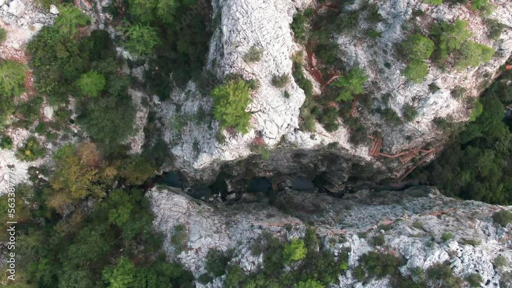 Canyon in the mountains Turkey Alanya Sapadere Canyon in the mountains Turkey Alanya Sapadere