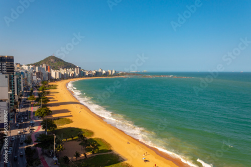 perspectiva da praia da costa, Itaparica, Vila Velha, Vitória, Espirito Santo, Brasil